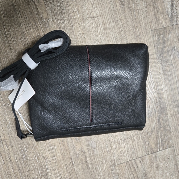 NWT Hammitt VIP Medium Black Soft Leather Crossbody bag. - Picture 11 of 12